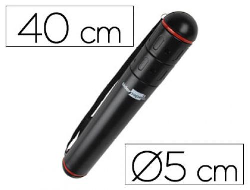 Tubo porta desenhos plastico 40 cm preto , Liderpapel , 36144 , 8423473361447